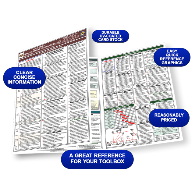 California Law &amp; Business Exam Prep Quick-Card