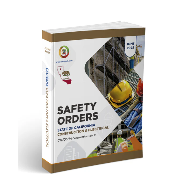 CAL/OSHA Construction Industry June 2025 Book