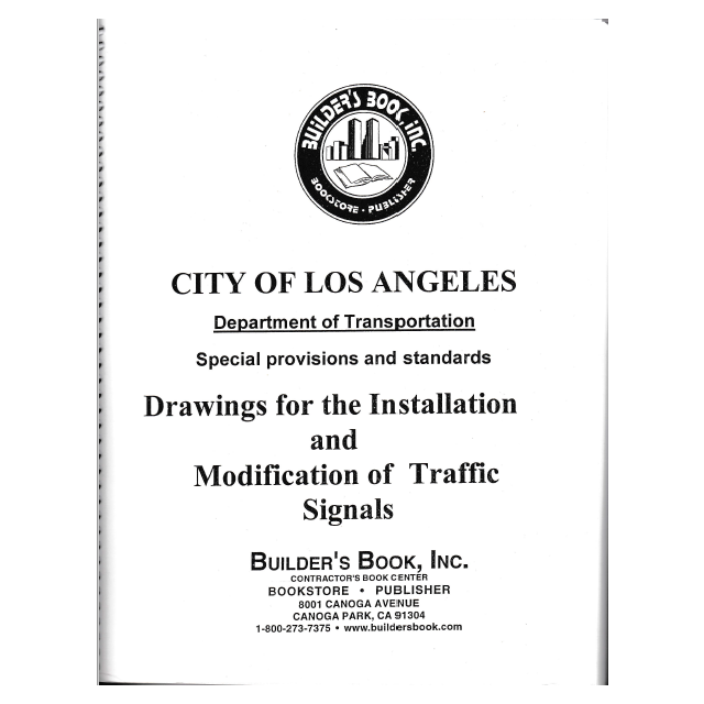 City of Los Angeles Drawing for Installation, and Modificatioin of Traffic Singnals
