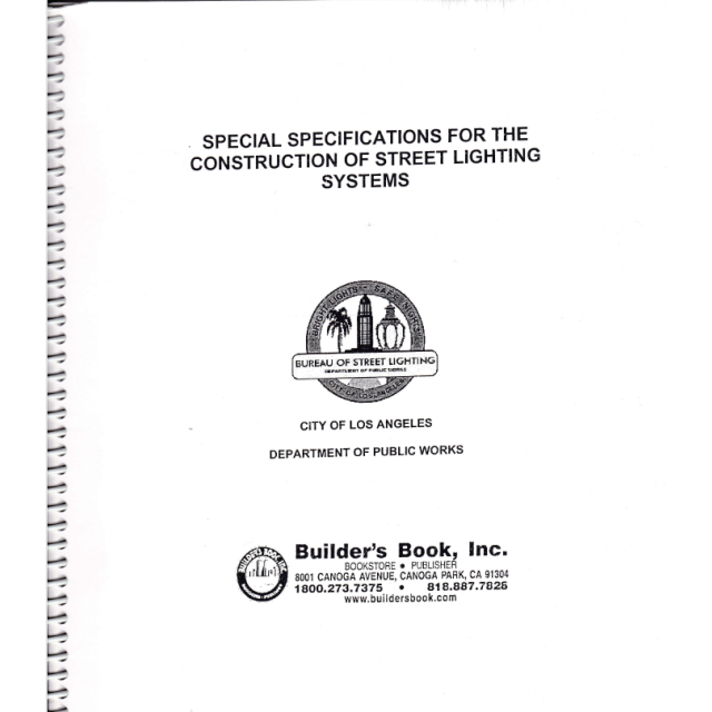 Special Specifications for the Construction of Street Lighting Systems
