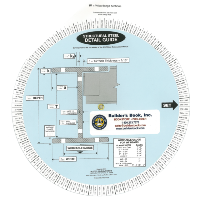 Structural Steel Detail Guide, Wheel Calculator