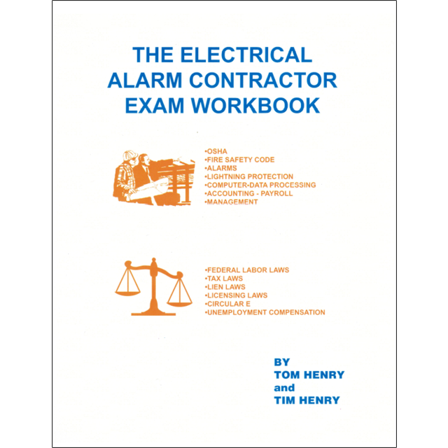 Electrical Alarm Contractors Exam Workbook Tom Henry