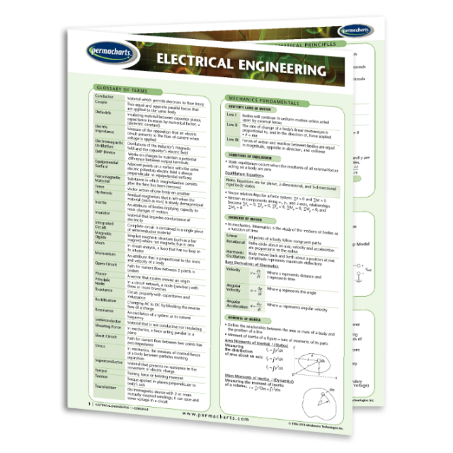Electrical Engineering Quick Reference Guide