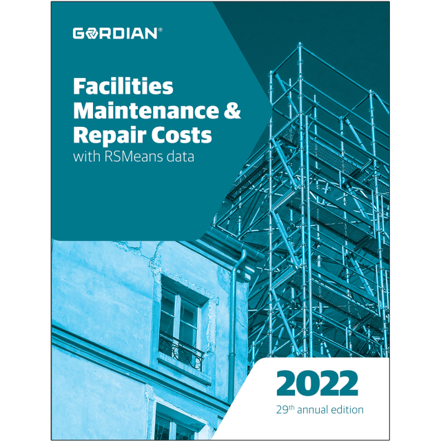 2022 Facilities Maintenance & Repair Costs Book with RSMeans Data (1 Copy Left)