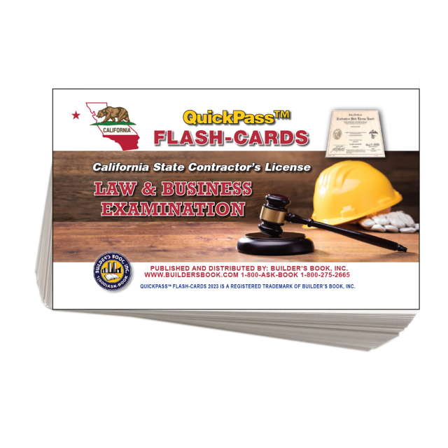 Law & Business Examination QuickPass Flash Cards