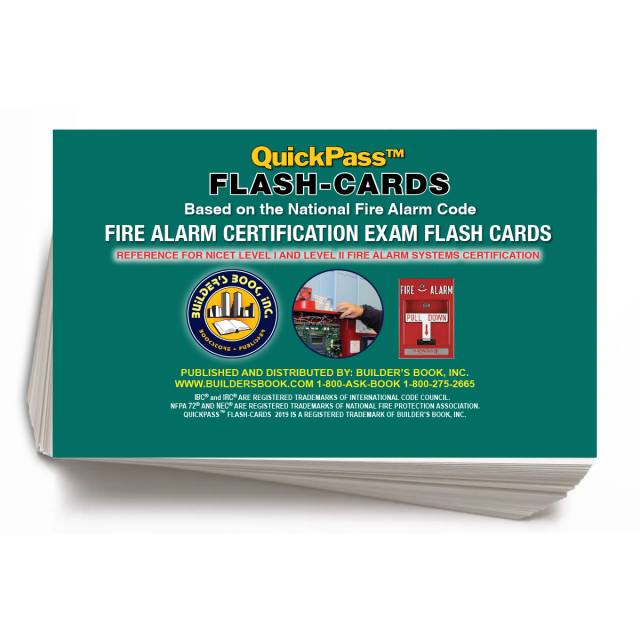 Fire Alarm Certification Exam QuickPass Flash-Cards Based On The National Fire Alarm Code
