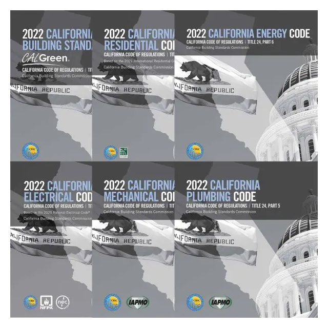 2022 California Title 24 Code- Home Builders Collection 11% DISCOUNT!