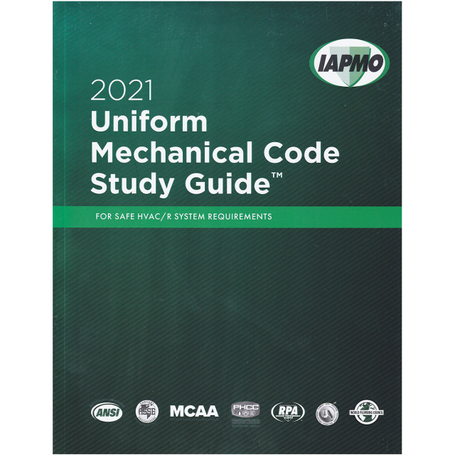 2021 Uniform Mechanical Code Study Guide with Tabs