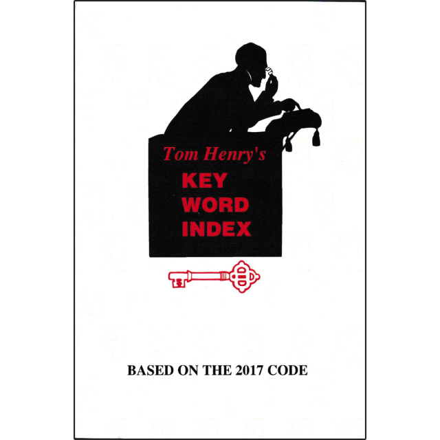 2017 Tom Henry's Key Word Index - Pocket Size