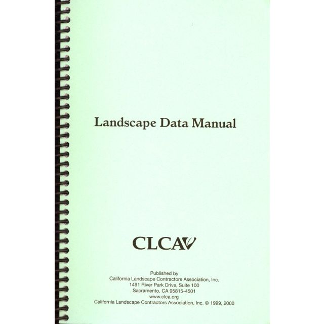 Landscape Data Manual