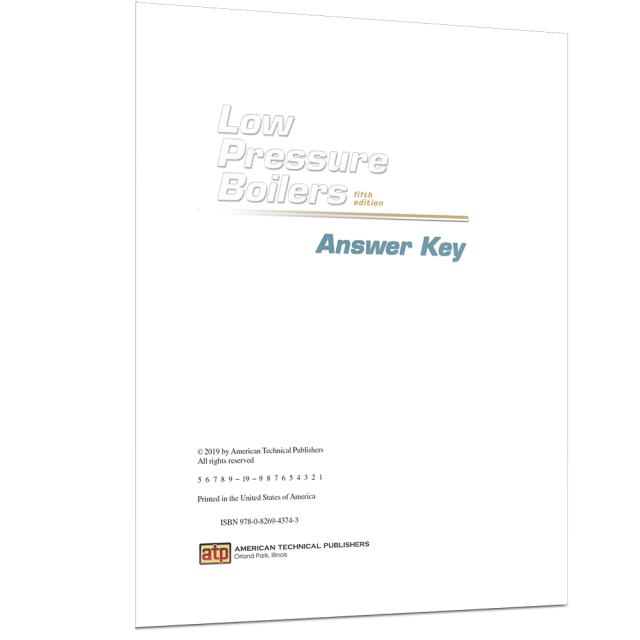 Low Pressure Boilers Study Guide Answer Key 5th Edition