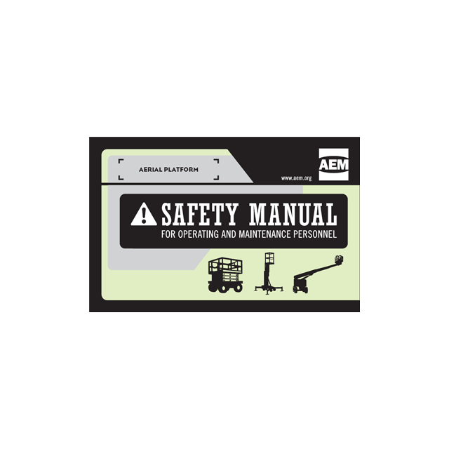 Aerial Platform Safety Manual (Only 7 Copies Left)