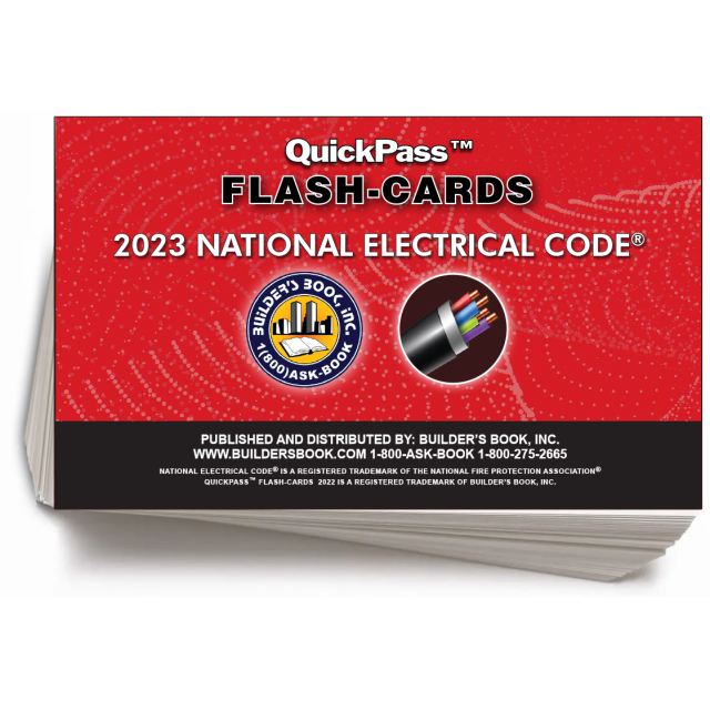 National Electrical Code QuickPass Flash-Cards Based On The 2023 NEC