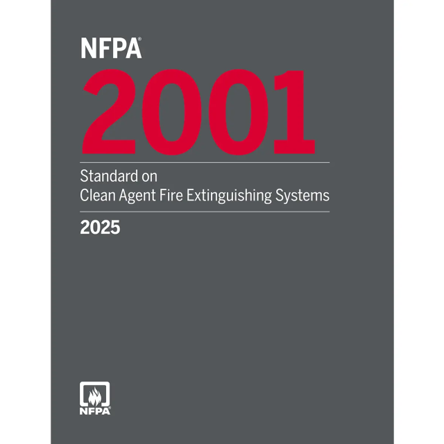 NFPA 2001, Standard on Clean Agent Fire Extinguishing Systems
