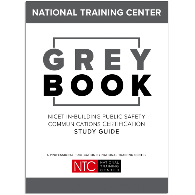 NTC Grey Book 2025, NICET In-Building Public Safety Communications Certification Study Guide