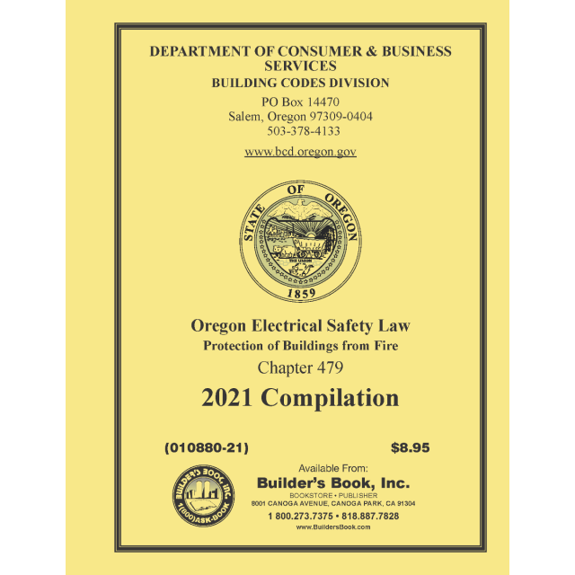 2021 Oregon Electrical Safety Law Chapter 479