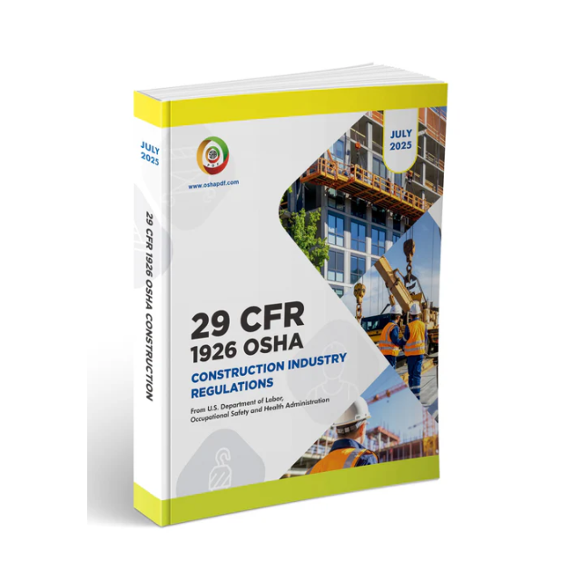 OSHA 1926 Construction Industry July 2025 Book