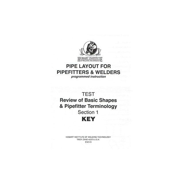 Pipe Layout for Welders and Fitters Answer Keys to Test
