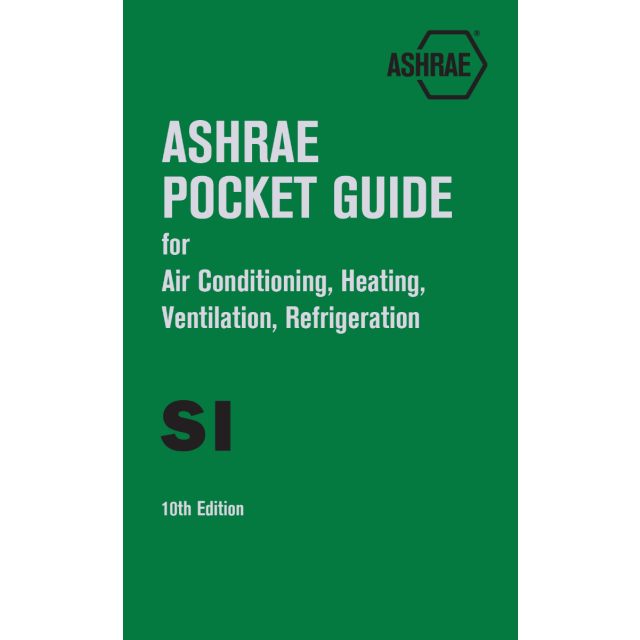 ASHRAE Pocket Guide SI, 10th Edition 