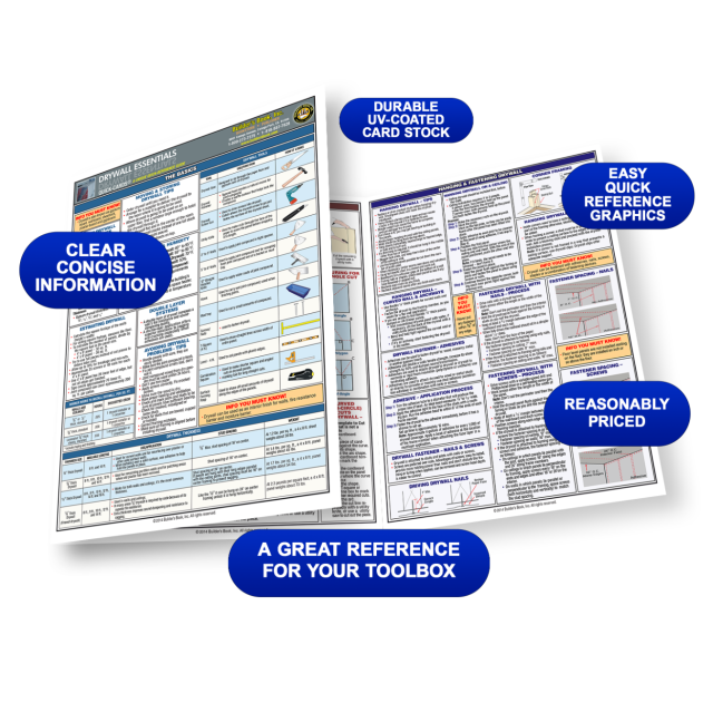 Drywall Essentials Quick-Card