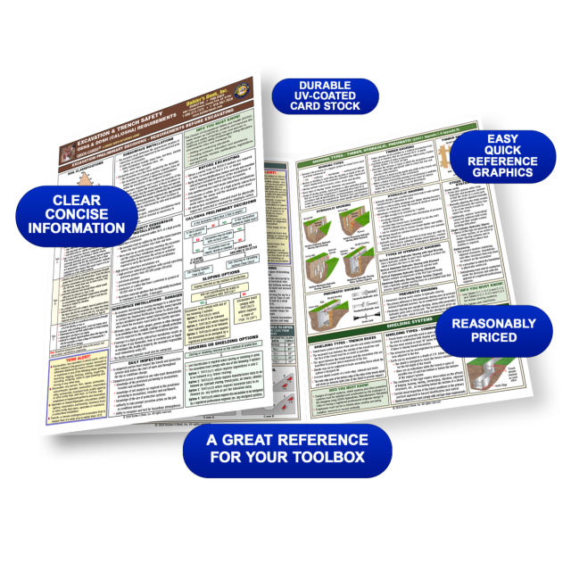 Excavation &amp; Trench Safety Quick-Card