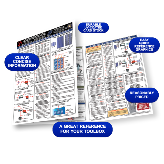 Solar Photovoltaic Systems based on 2014 National Electrical Code (NEC) Quick-Card