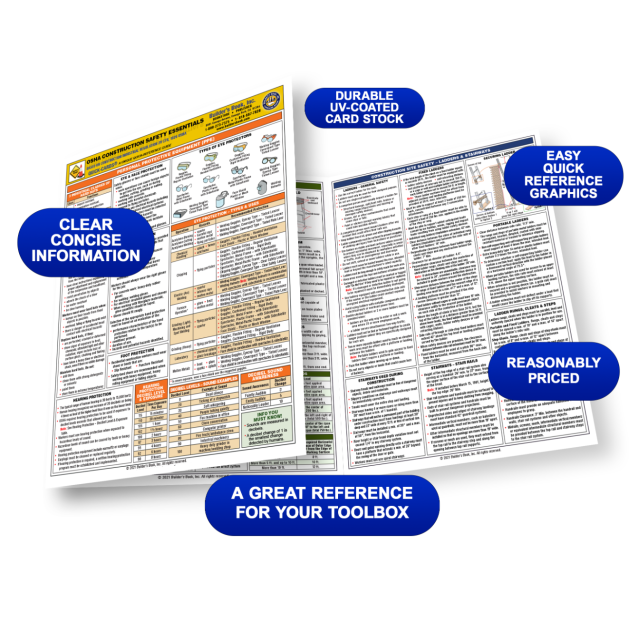 OSHA Construction Safety Essentials Quick-Card