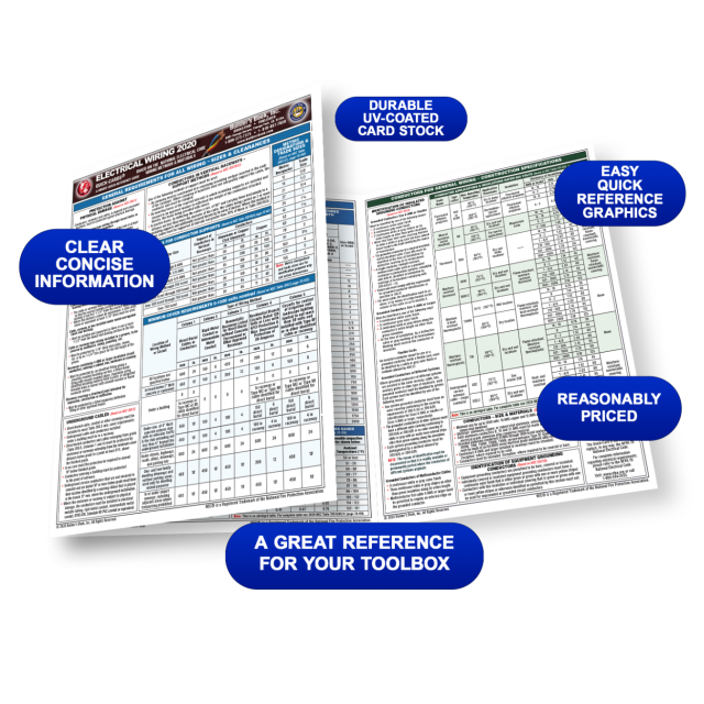 Electrical Wiring Methods &amp; Materials Quick-Card Based On the 2020 NEC