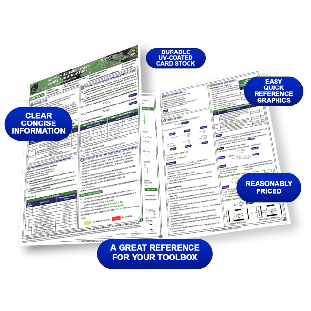 Minimum Seismic Design Loads for Structures Quick-Card Based on ASCE 7-22