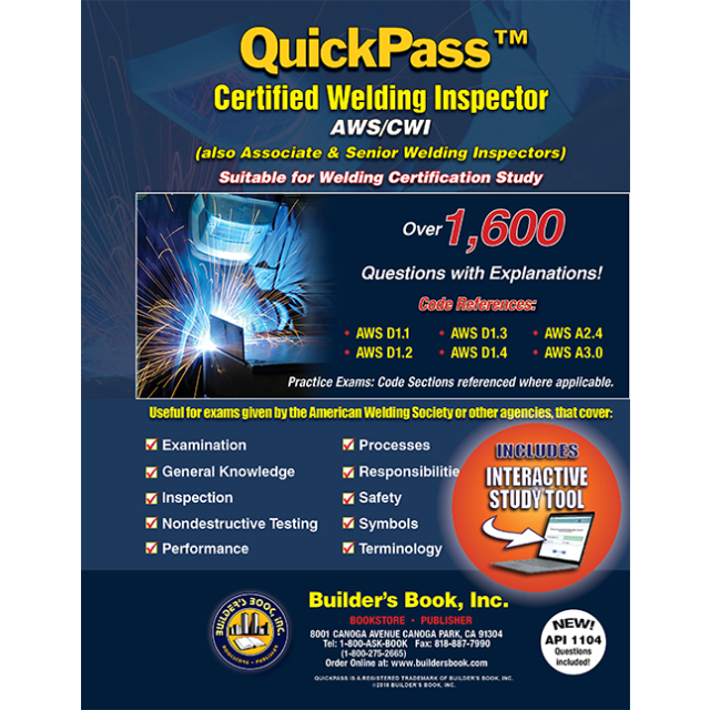 QuickPass Certified Welding Inspector AWS/CWI Study Guide