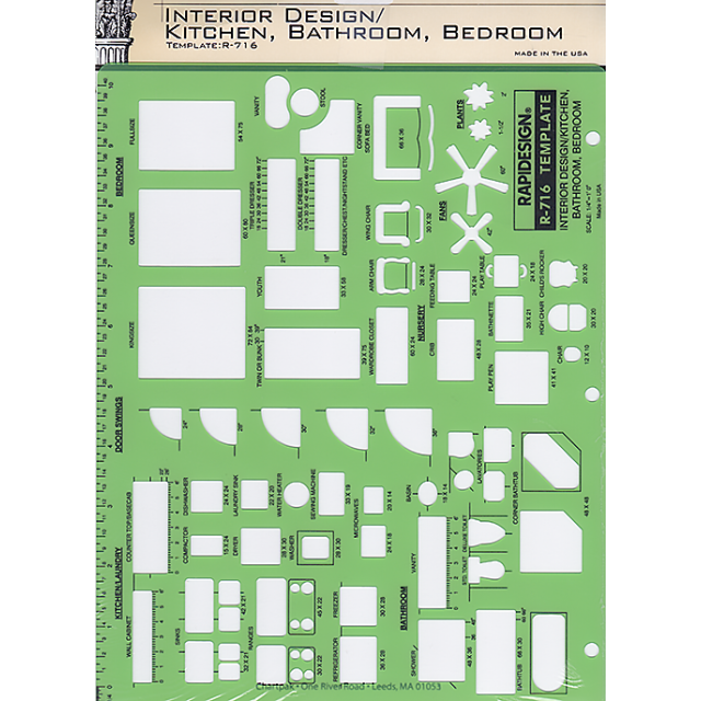 R-716 Interior Design/Kitchen, Bathroom, Bedroom Template