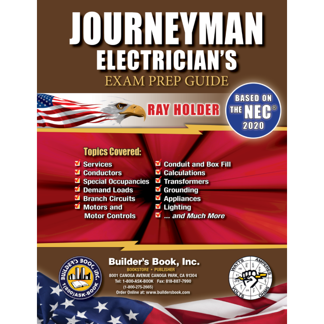 2020 Journeyman Electrician's Exam Prep Guide By Ray Holder