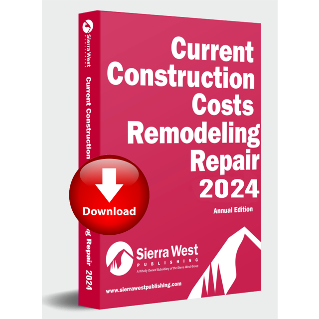 2024 Current Construction Costs Remodeling/Repair - DOWNLOAD