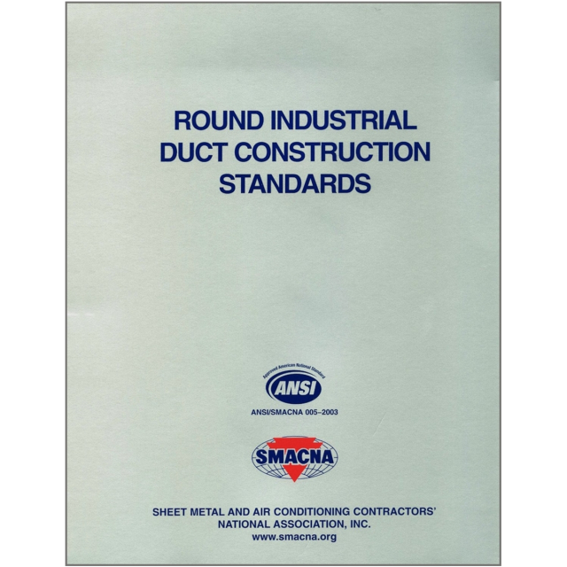SMACNA Round Industrial Duct Construction Standards 3rd Edition