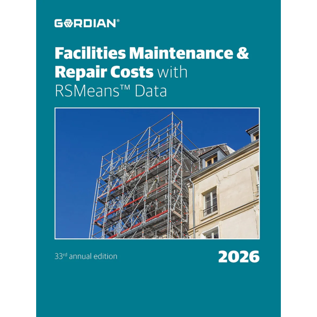 2026 Facilities Maintenance &amp; Repair Costs Book With RSMeans Data