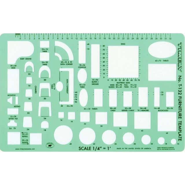 FURNITURE 1/4 In. SCALE