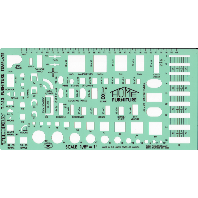 FURNITURE 1/8 In. SCALE