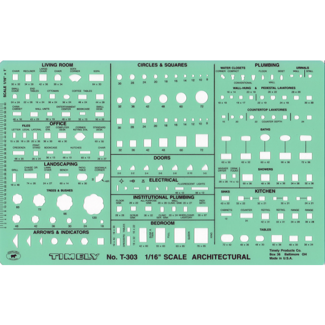 ARCHITECTURAL 1/16 in. SCALE