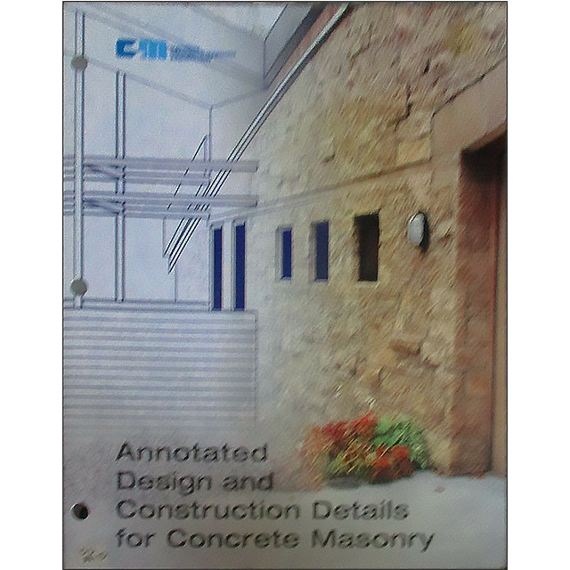 TR 090 Annotated Concrete Masonry Design and Construction Details.