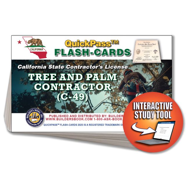 C-49 Tree and Palm Contractor QuickPass Flash Cards Online Access Key