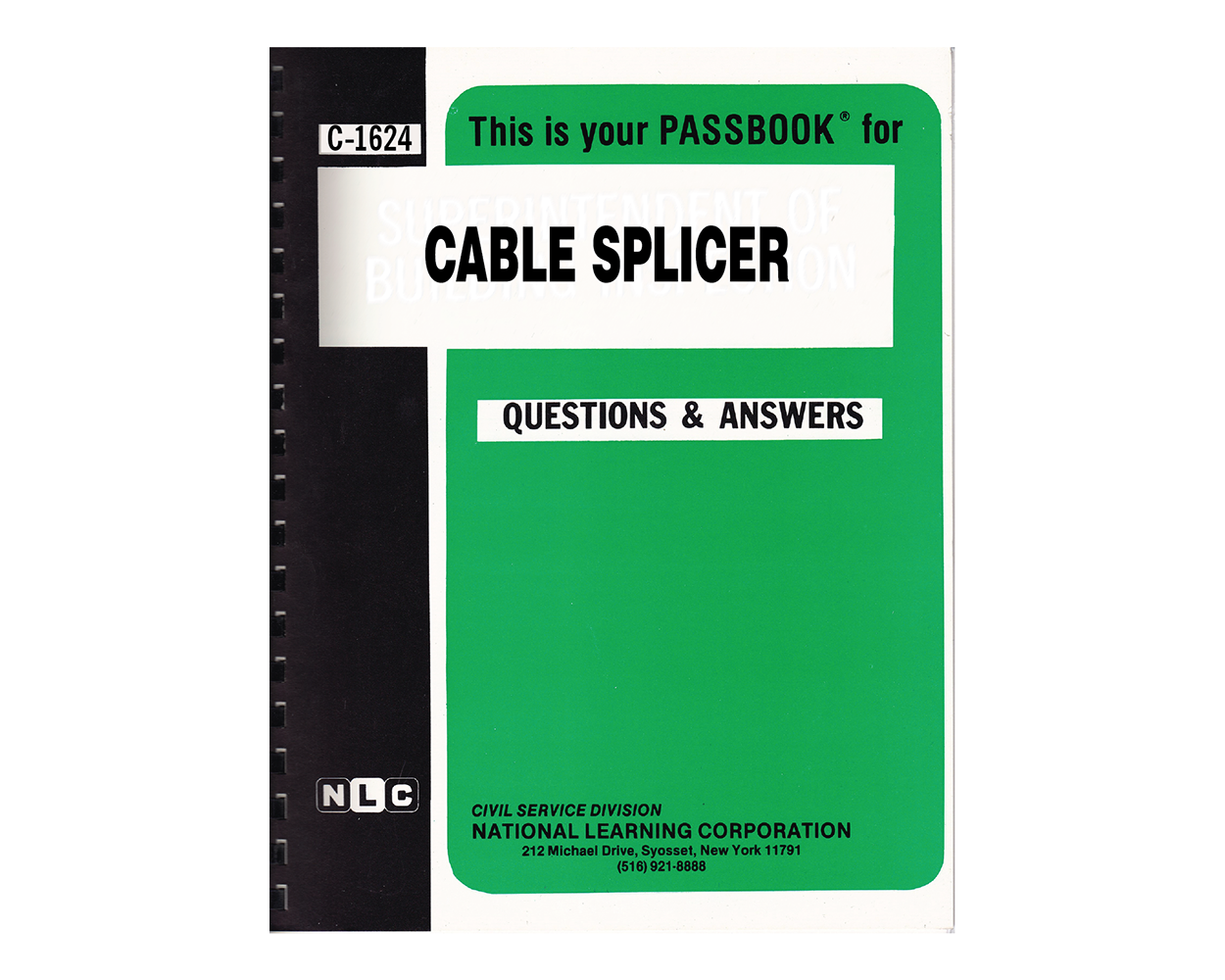 Cable Splicer (Career Examination Passbooks) by Jack Rudman and