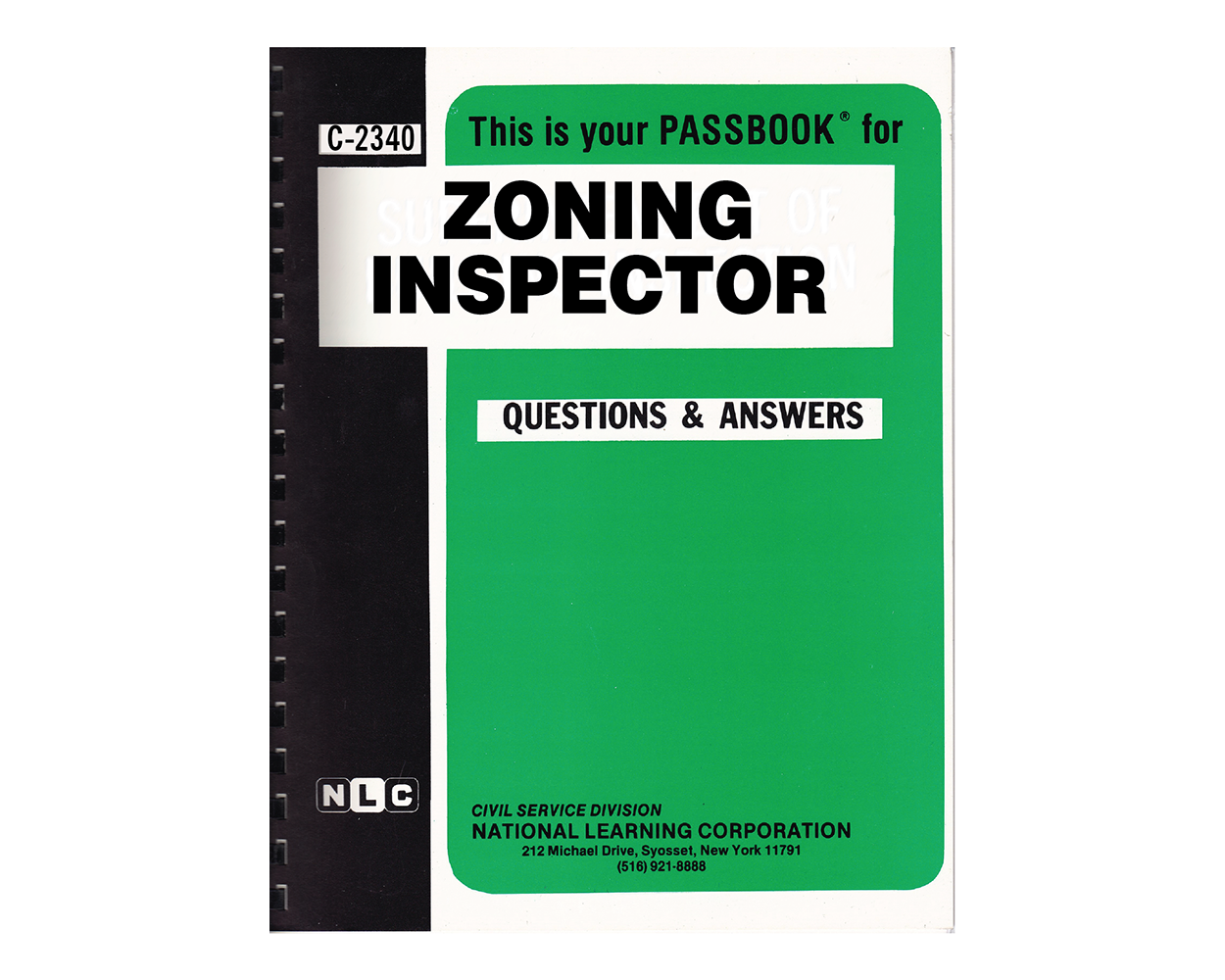 Zoning Inspector (Passbook for Career Opportunities) by Jack Rudman