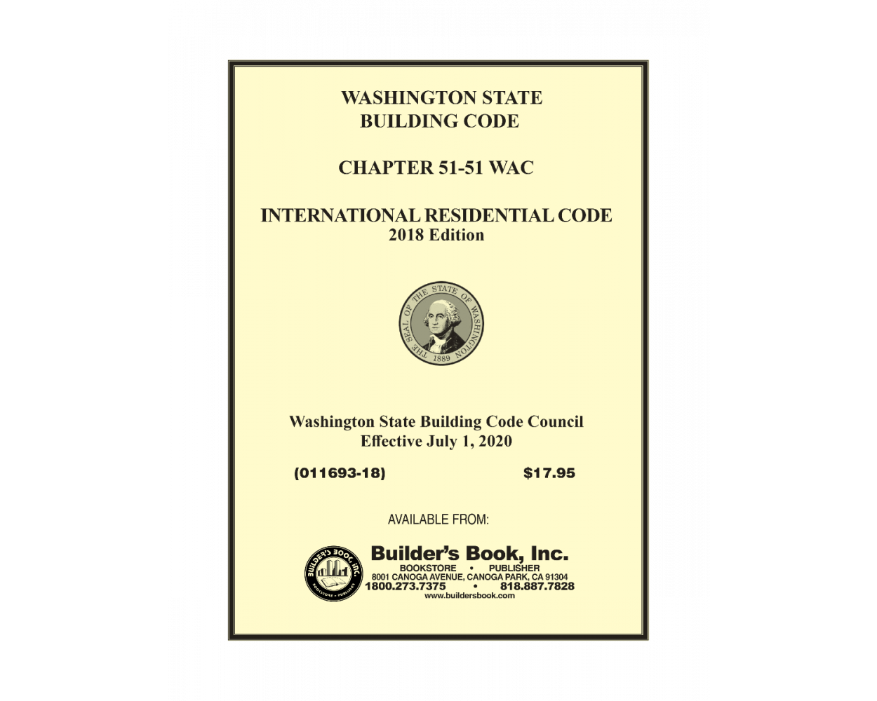 2018 International Residential Code Amendment WAC 5151