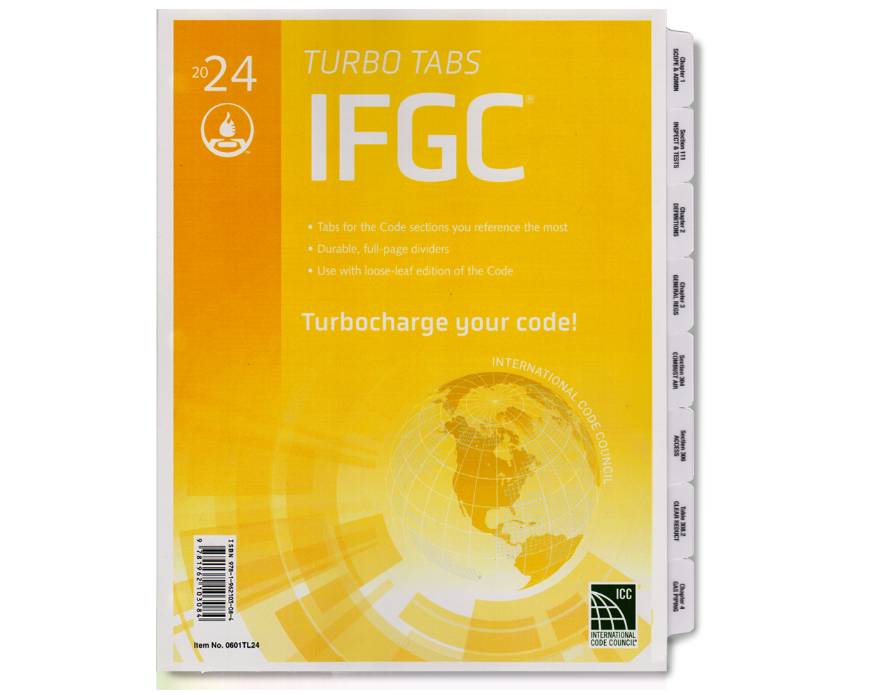 Buy International Fuel Gas Code Turbo Loose Leaf Turbo Tabs
