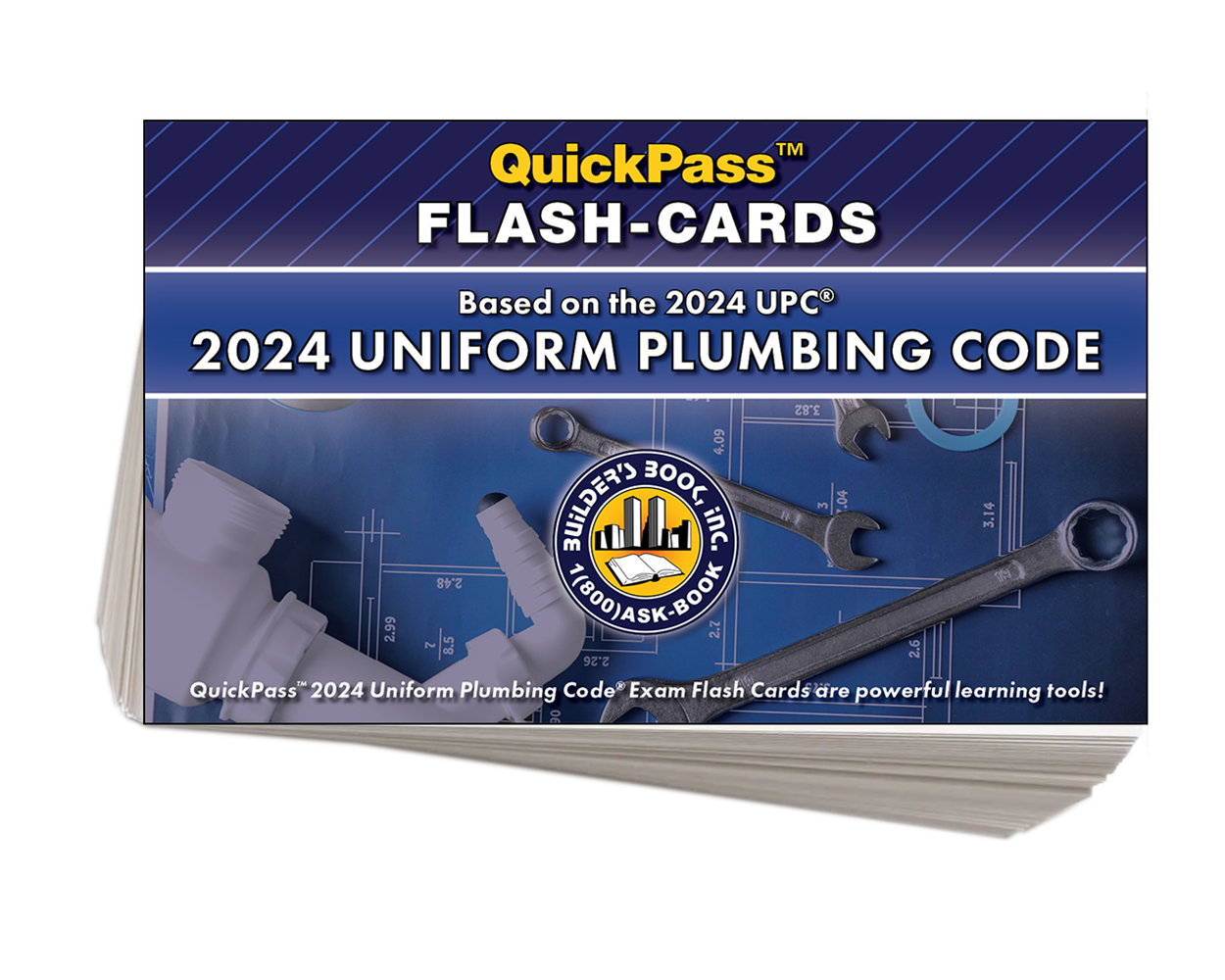 Buy Uniform Plumbing Code QuickPass FlashCards Based On The 2024 UPC