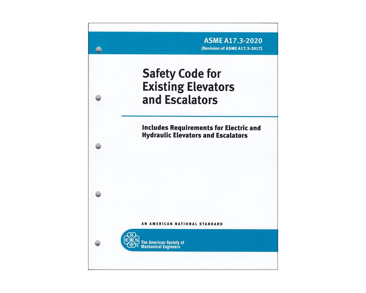 Buy A17.3 2020 Safety Code for Existing Elevators