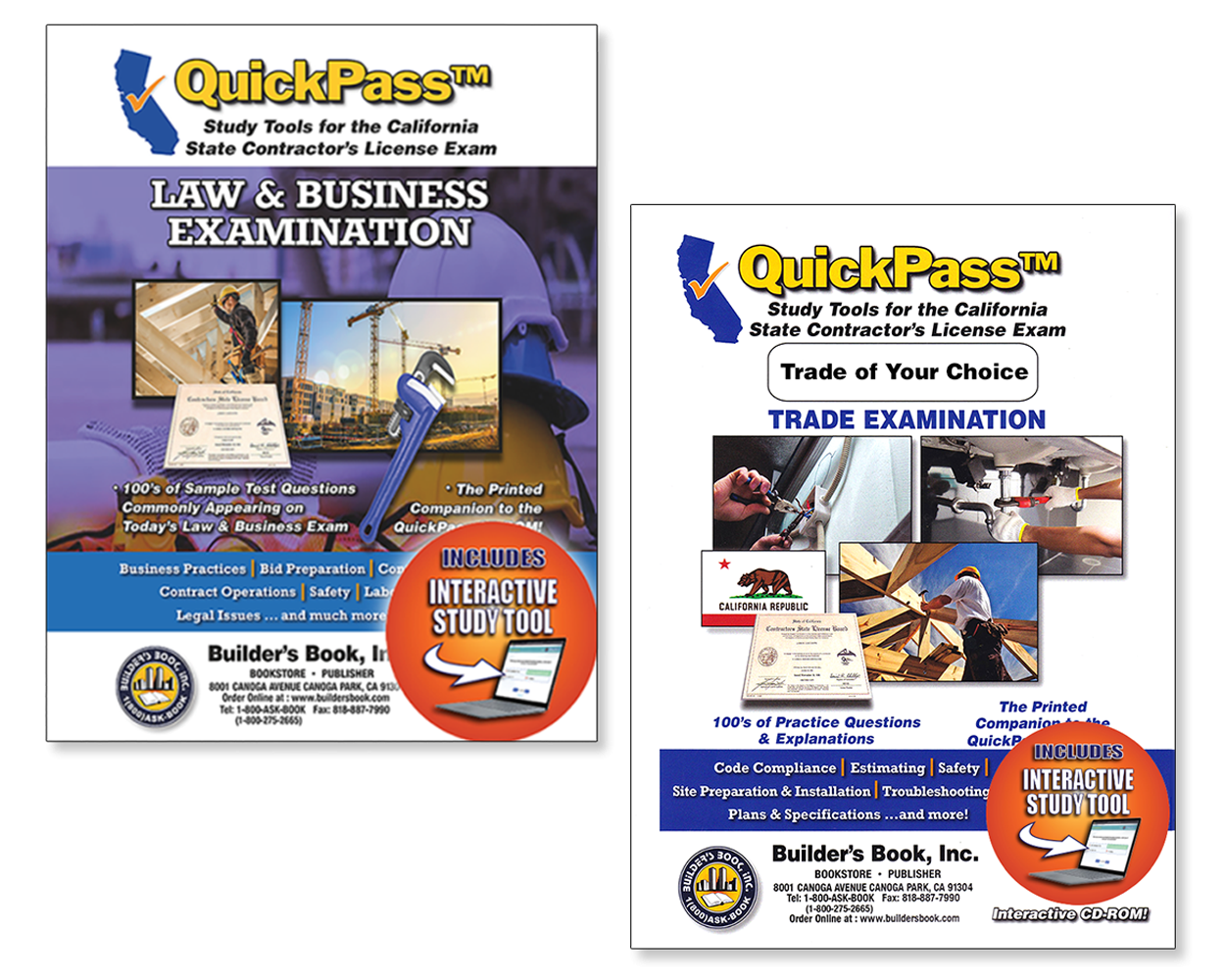 Exam　Trade　Study　Law　Tools　Book　Pack　-QuickPass　Guide　And　Business　Combo　Cd-Rom　CD-ROM　California　Study