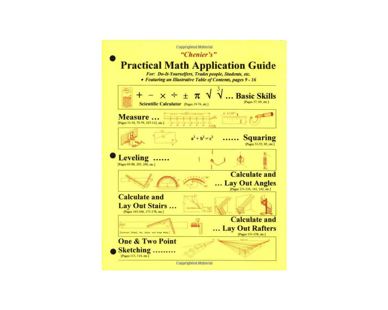 Chenier's Practical Math Application Guide For Doityourselfers