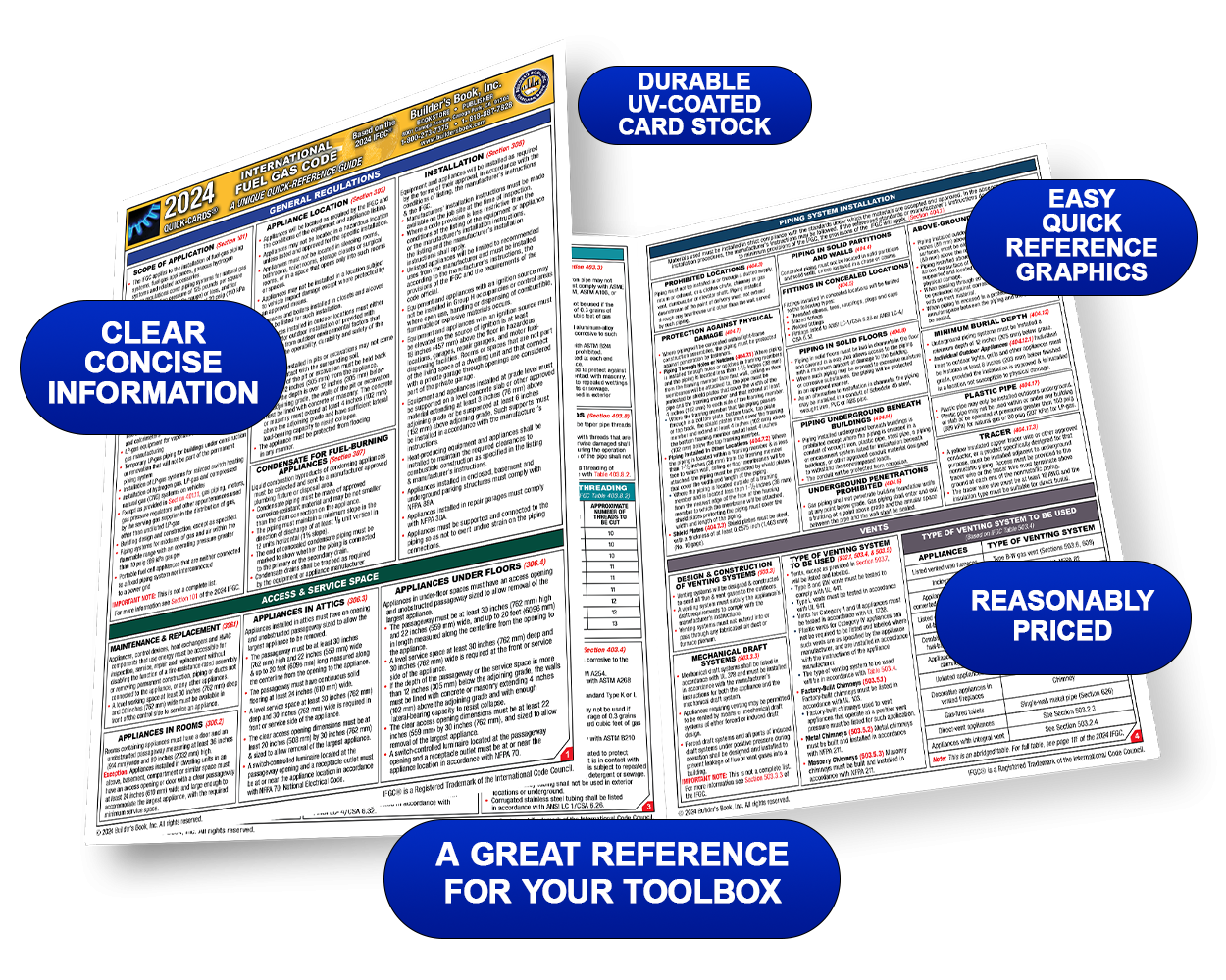 Buy 2024 International Fuel Gas Code QuickCard