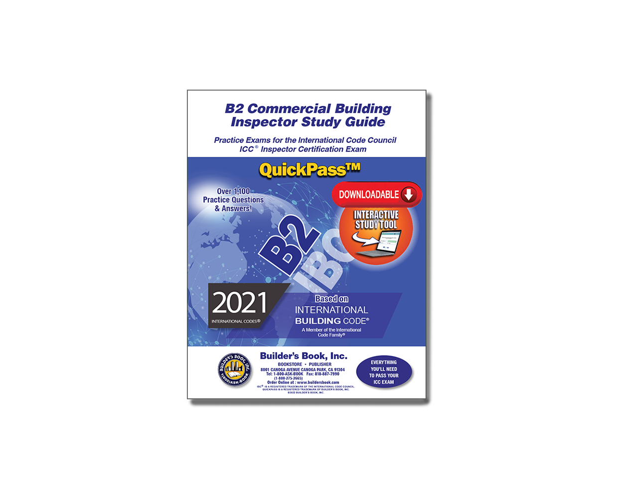 Buy B2 Commercial Building Inspector QuickPass Study Guide Based On
